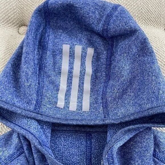 Adidas Running Climalite Pullover Hoodie Thumbholes S - Picture 5 of 7